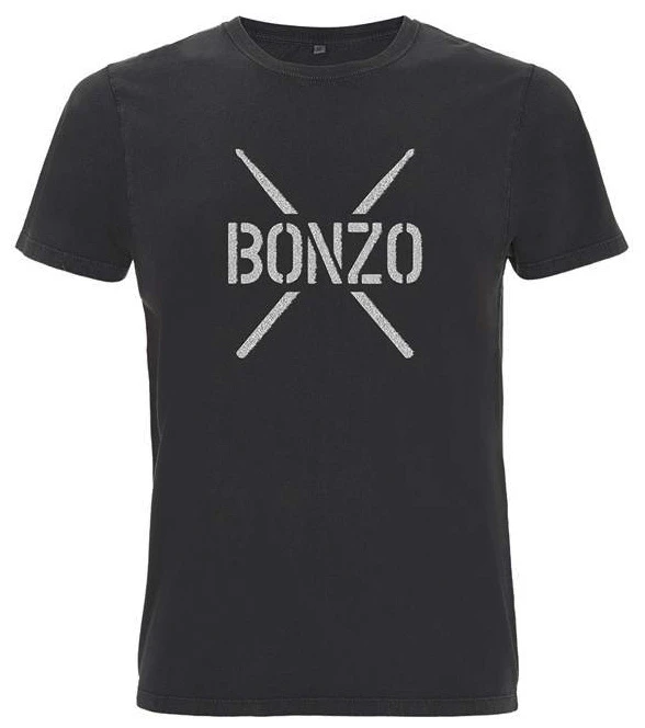 John Bonham T-Shirt Bonzo Stencil L